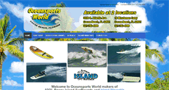 Desktop Screenshot of oceansportsworld.com